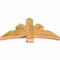 Ekena Millwork Alberta Rough Sawn Timber Gable Bracket, Western Red Cedar, 48"W x 24"H x 4"D x 6"F, 12/12 Pitch GBW048X24X0406ALB00RWR - alternate 3
